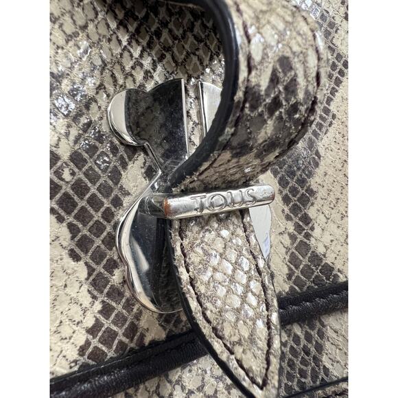 TOUS Snake Print Saddle Bag - Picture 7 of 11